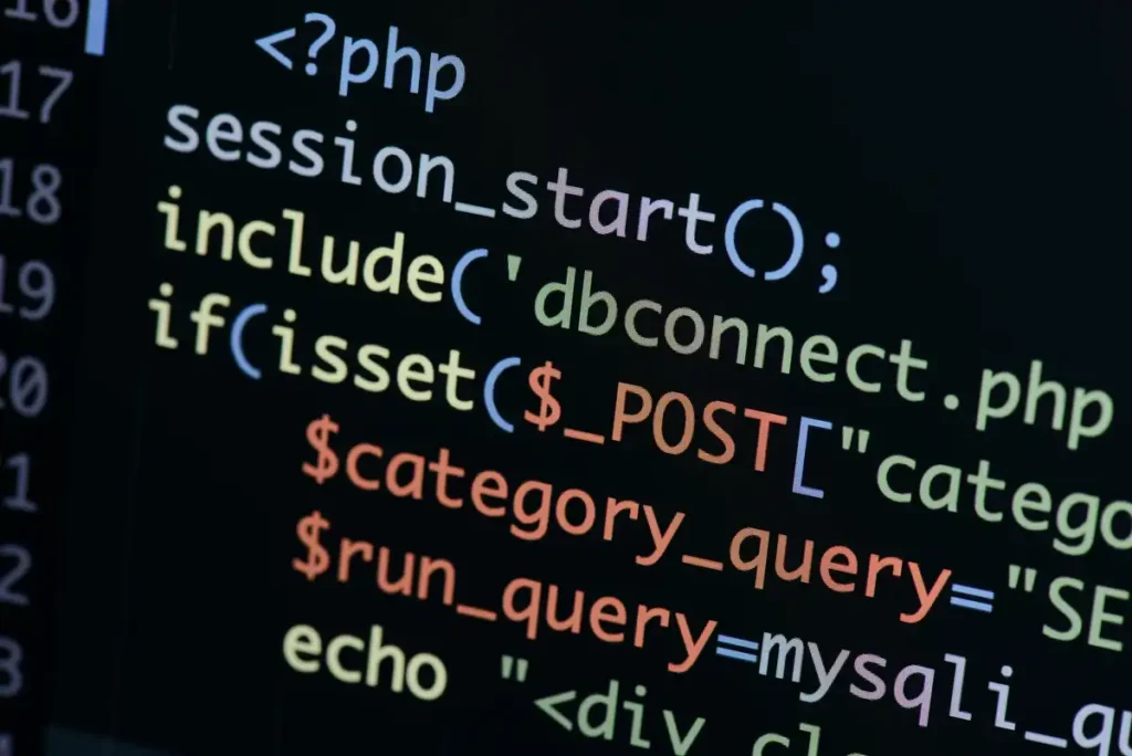 Lignes de code PHP. - © YaYimages / CasimiroPt